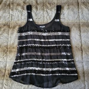 Sequin Mesh Tank (S)